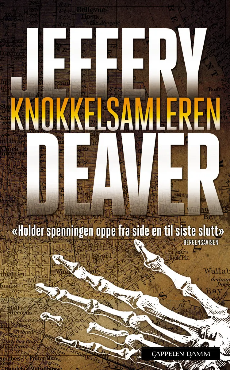 Omslag Knokkelsamleren av Jeffery Deaver (Heftet)