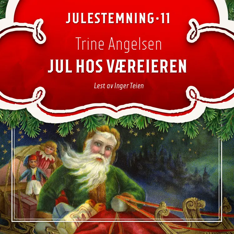 Omslag Jul hos væreieren av Trine Angelsen (Lydbok)