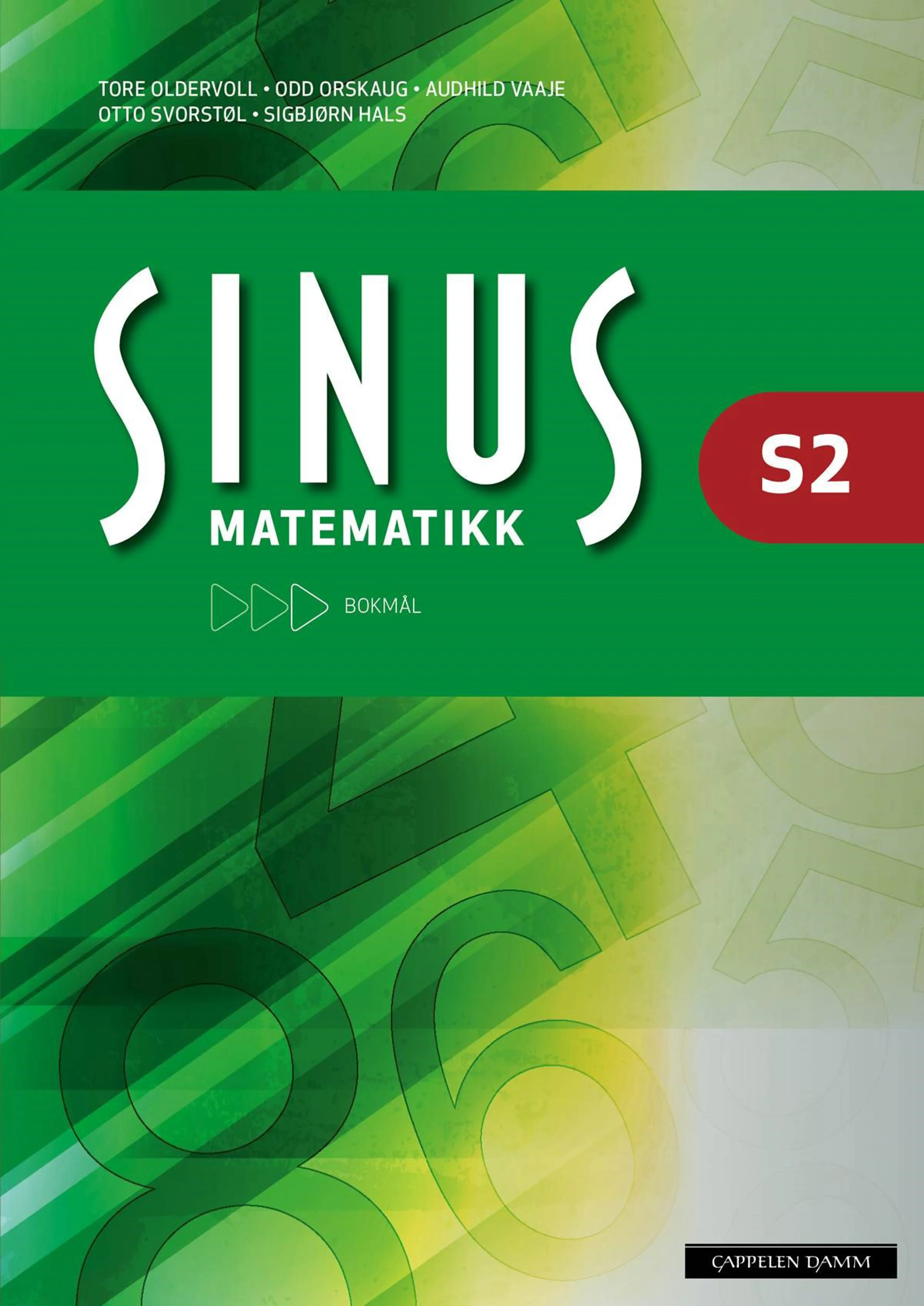 Omslag Sinus S2 Lærebok (2015) av Tore Oldervoll, Odd Orskaug, Audhild Vaaje og Sigbjørn Hals (Innbundet)