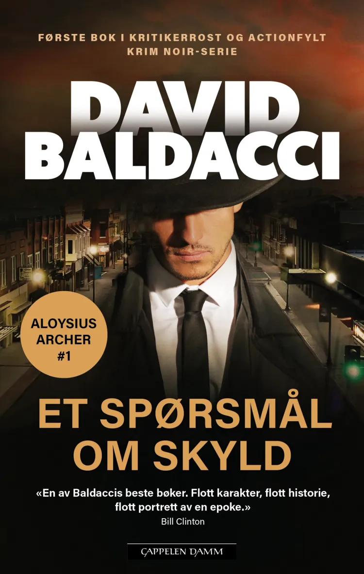 Omslag Et spørsmål om skyld av David Baldacci (Innbundet)