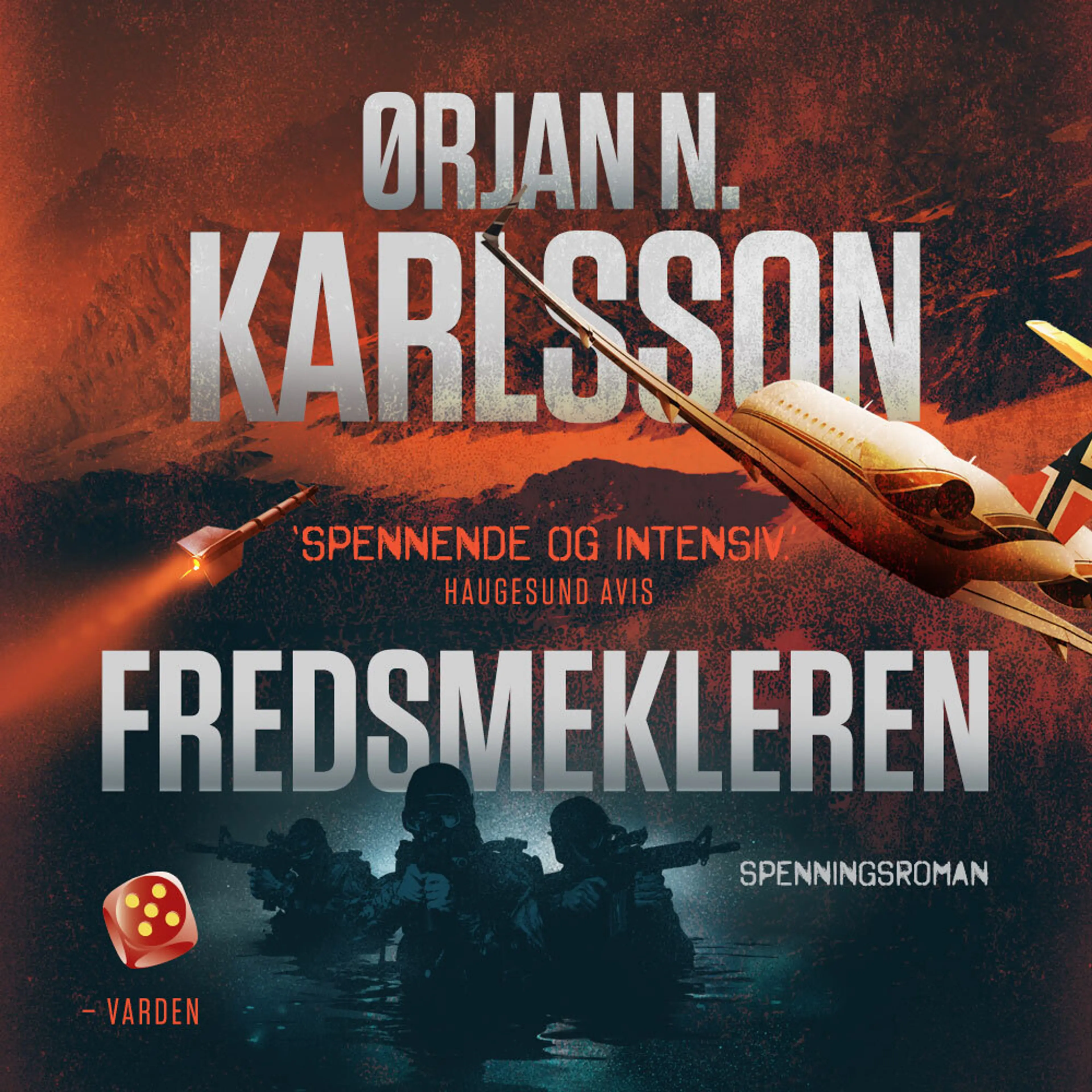 Omslag Fredsmekleren av Ørjan Nordhus Karlsson (Lydbok)