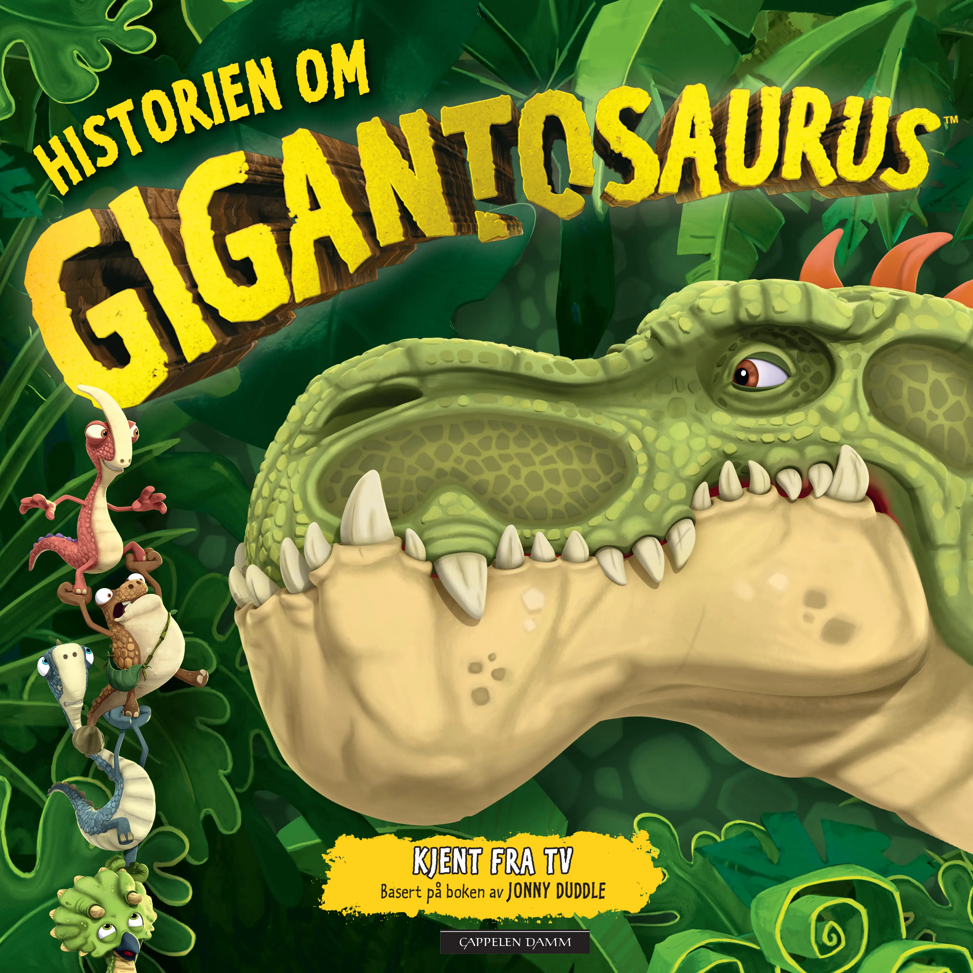 Omslag Historien om Gigantosaurus (Innbundet)