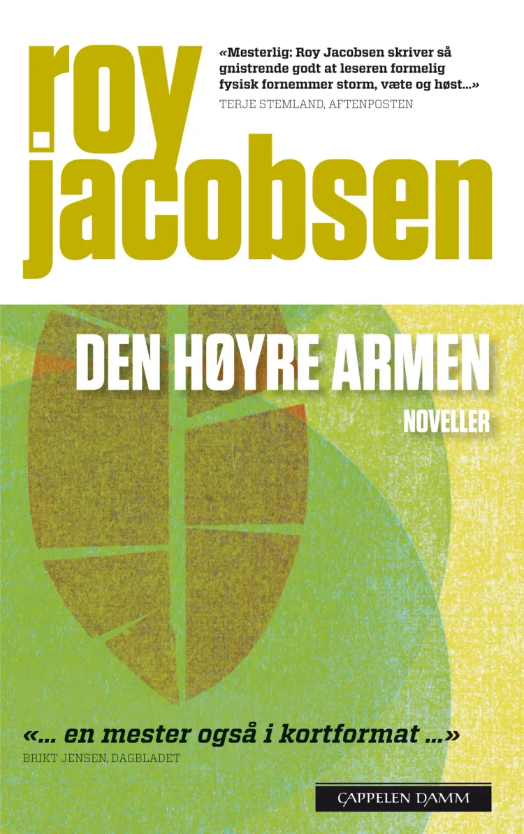 Omslag Den høyre armen av Roy Jacobsen (Heftet)