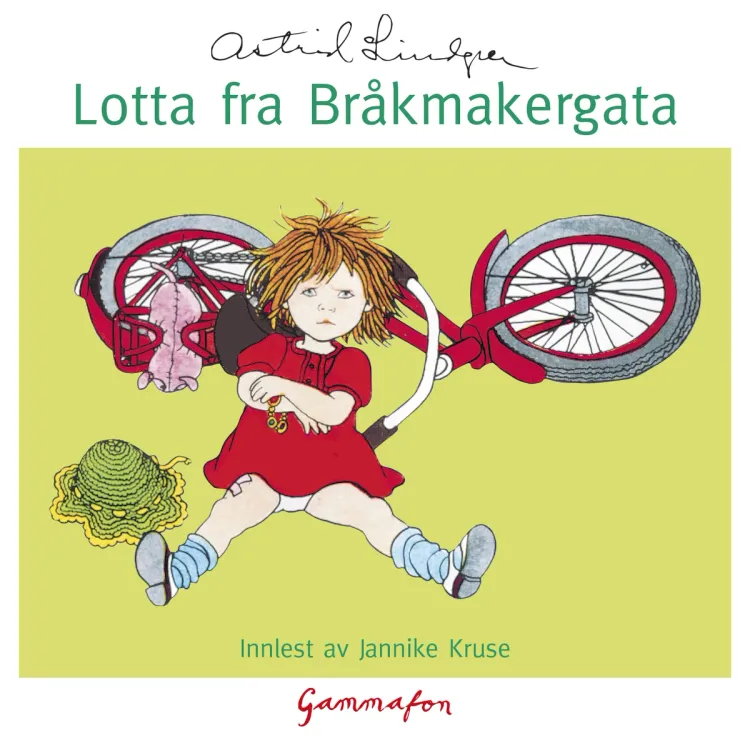 Omslag Lotta fra Bråkmakergata av Astrid Lindgren (CD)