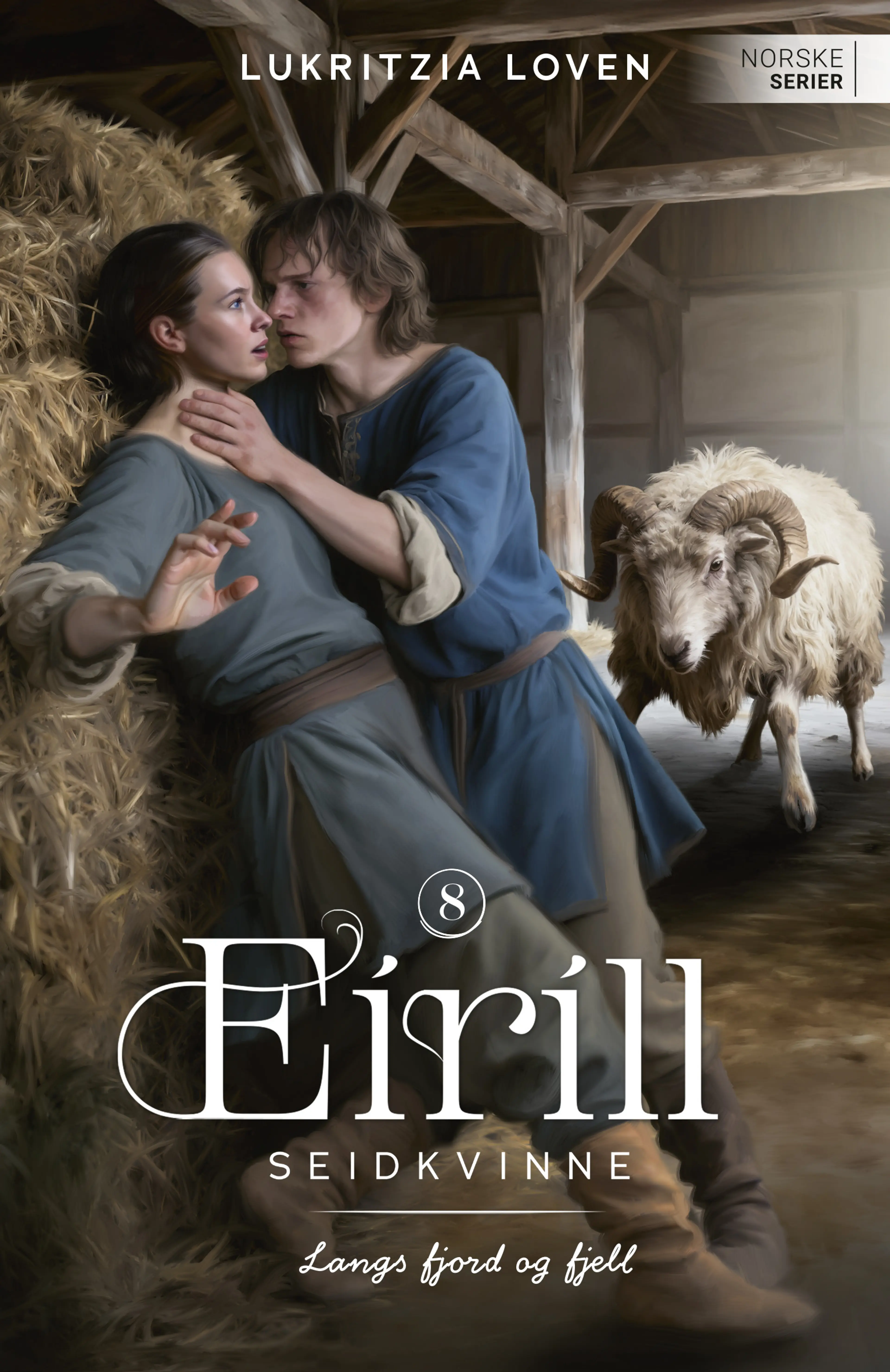 Omslag Langs fjord og fjell av Lukritzia Loven (Heftet)