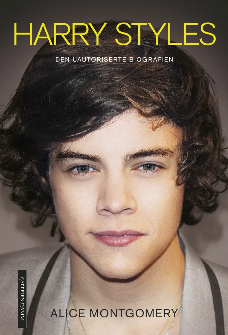 Omslag Harry Styles av Alice Montgomery (Innbundet)