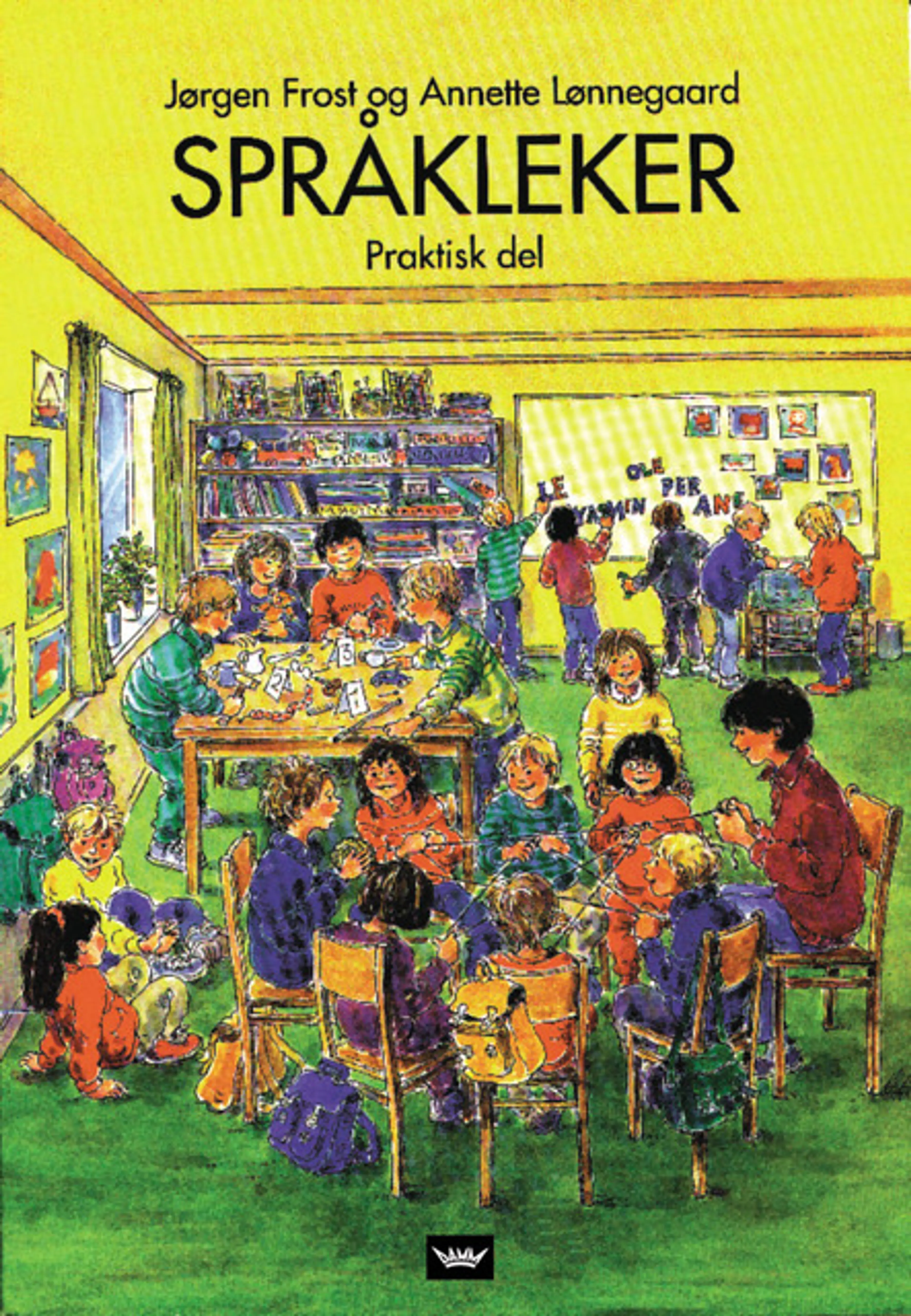 Omslag Språkleker av Annette Lønnegaard og Jørgen Frost (Heftet)