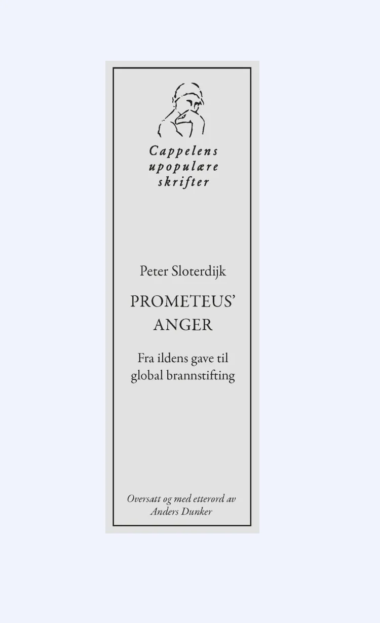 Omslag Prometeus' anger av Peter Sloterdijk (Heftet)