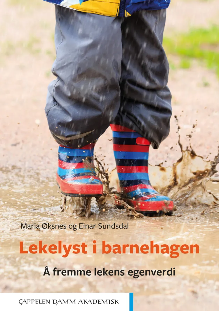 Omslag Lekelyst i barnehagen av Maria Øksnes og Einar Sundsdal (Heftet)