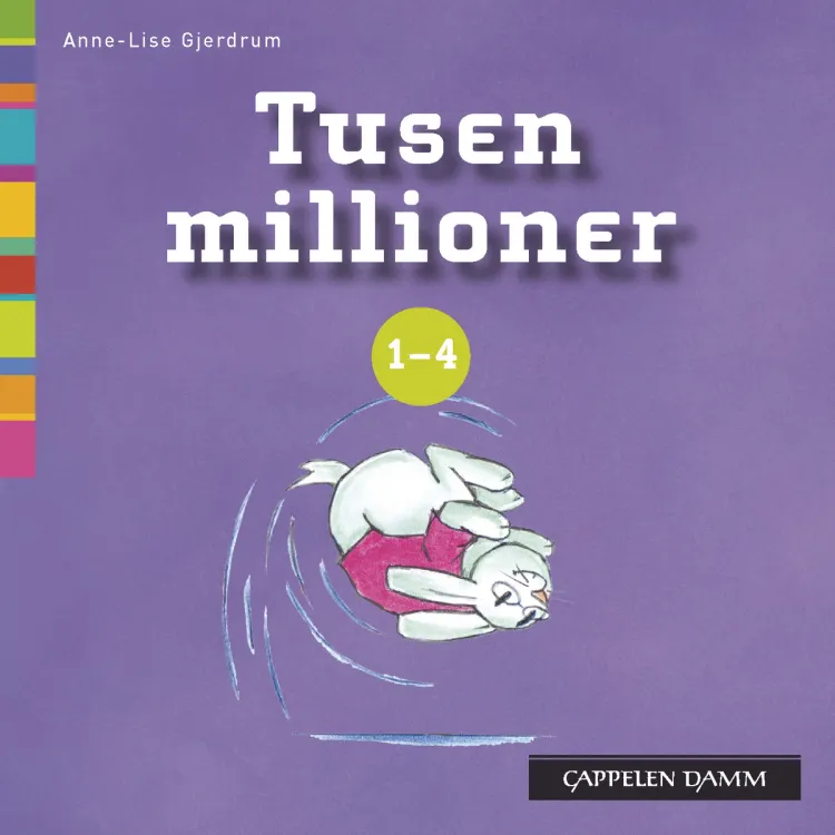 Omslag Tusen millioner 1-4 CD av Anne-Lise Gjerdrum og Espen Skovdahl (CD)