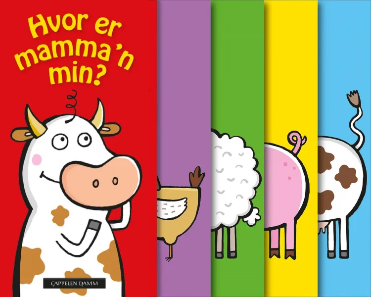 Omslag Hvor er mamma'n min? (Innbundet)