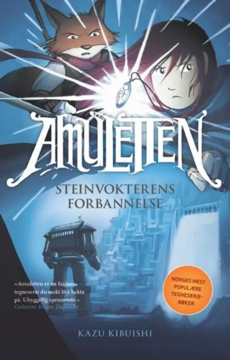 Omslag Amuletten 2: Steinvokterens forbannelse av Kazu Kibuishi (Heftet)