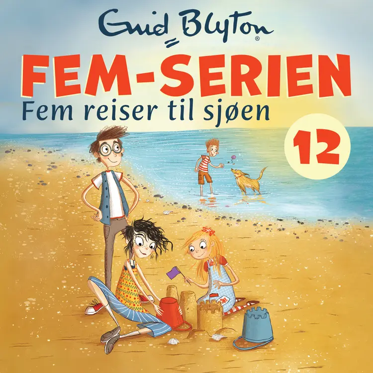 Omslag Fem reiser til sjøen av Enid Blyton (Lydbok)