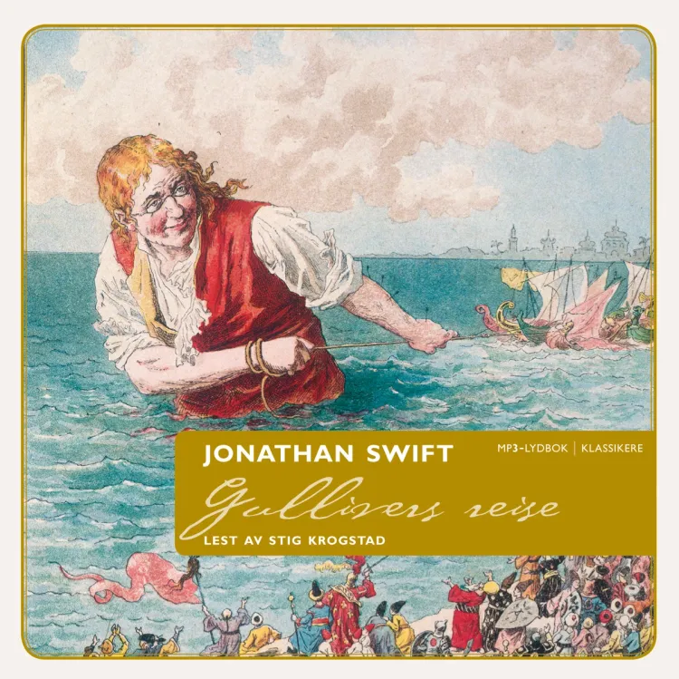 Omslag Gullivers reiser av Jonathan Swift (CD)