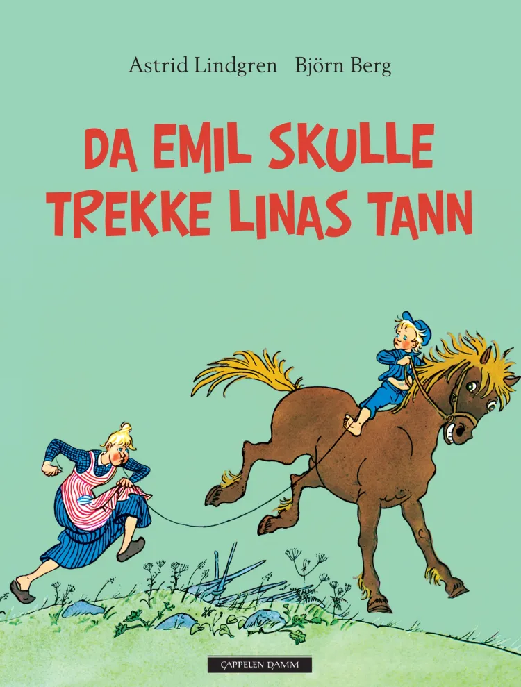Omslag Da Emil skulle trekke Linas tann av Astrid Lindgren (Innbundet)