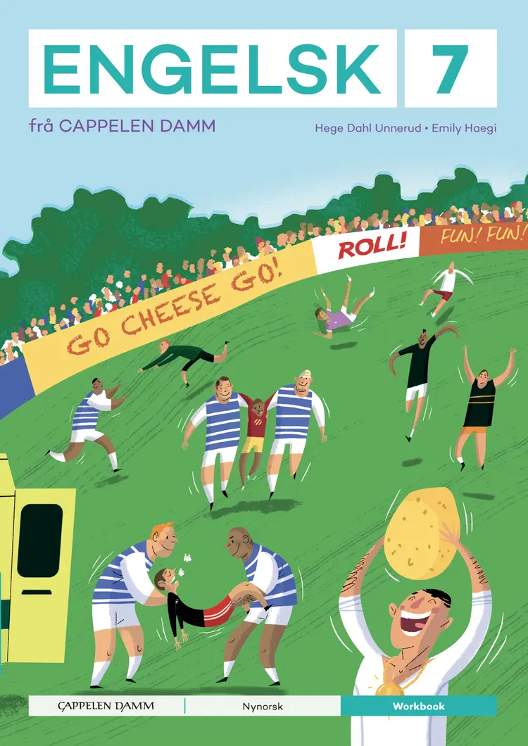 Omslag Engelsk 7 frå Cappelen Damm Workbook av Hege Dahl Unnerud og Emily Haegi (Heftet)
