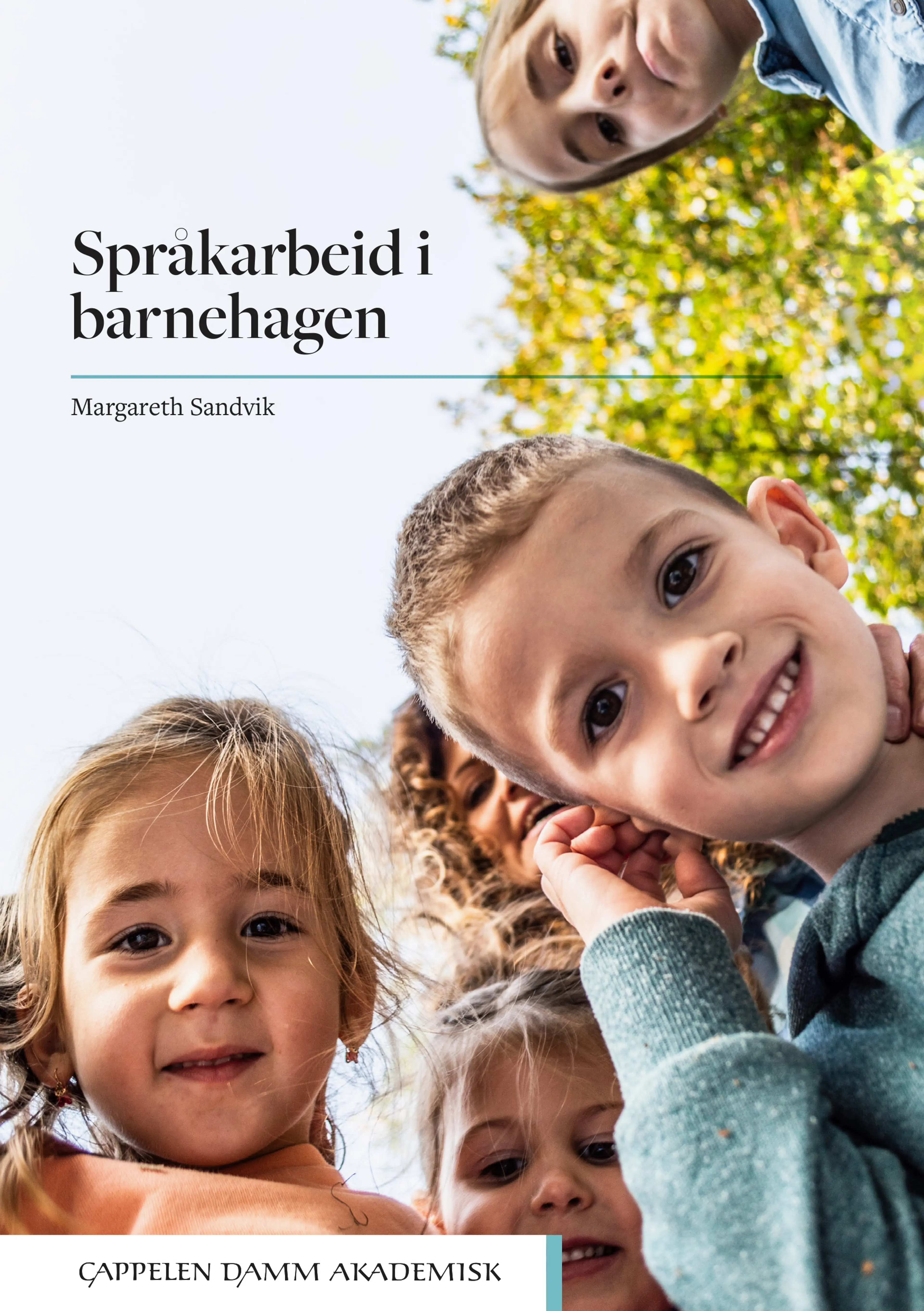 Omslag Språkarbeid i barnehagen av Margareth Sandvik (Heftet)
