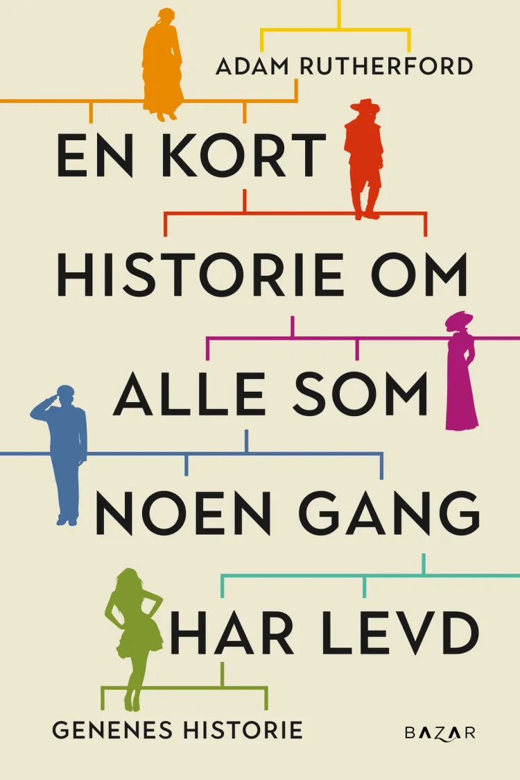 Omslag En kort historie om alle som noen gang har levd av Adam Rutherford (Innbundet)