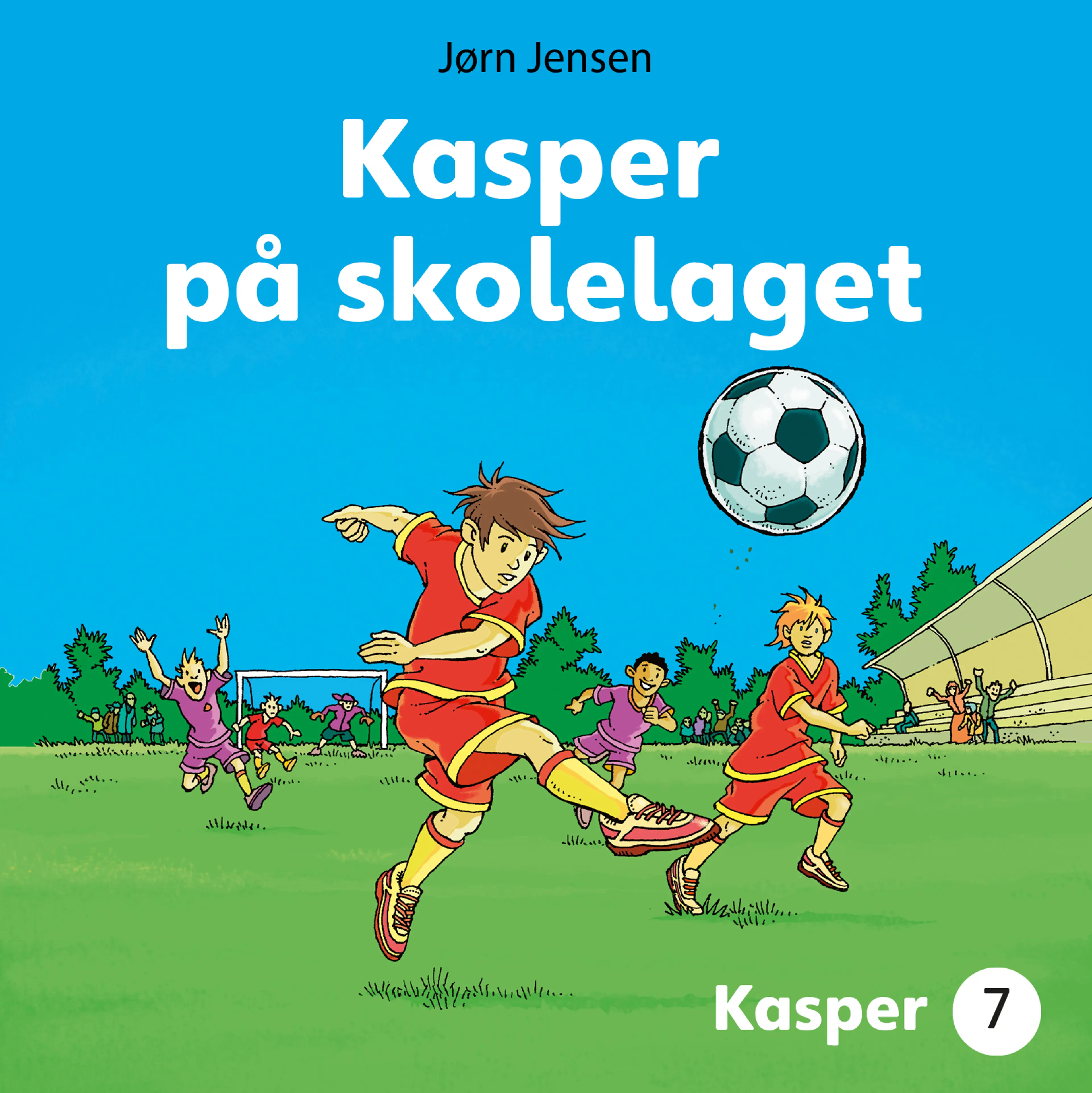 Omslag Kasper på skolelaget av Jørn Jensen (Lydbok)