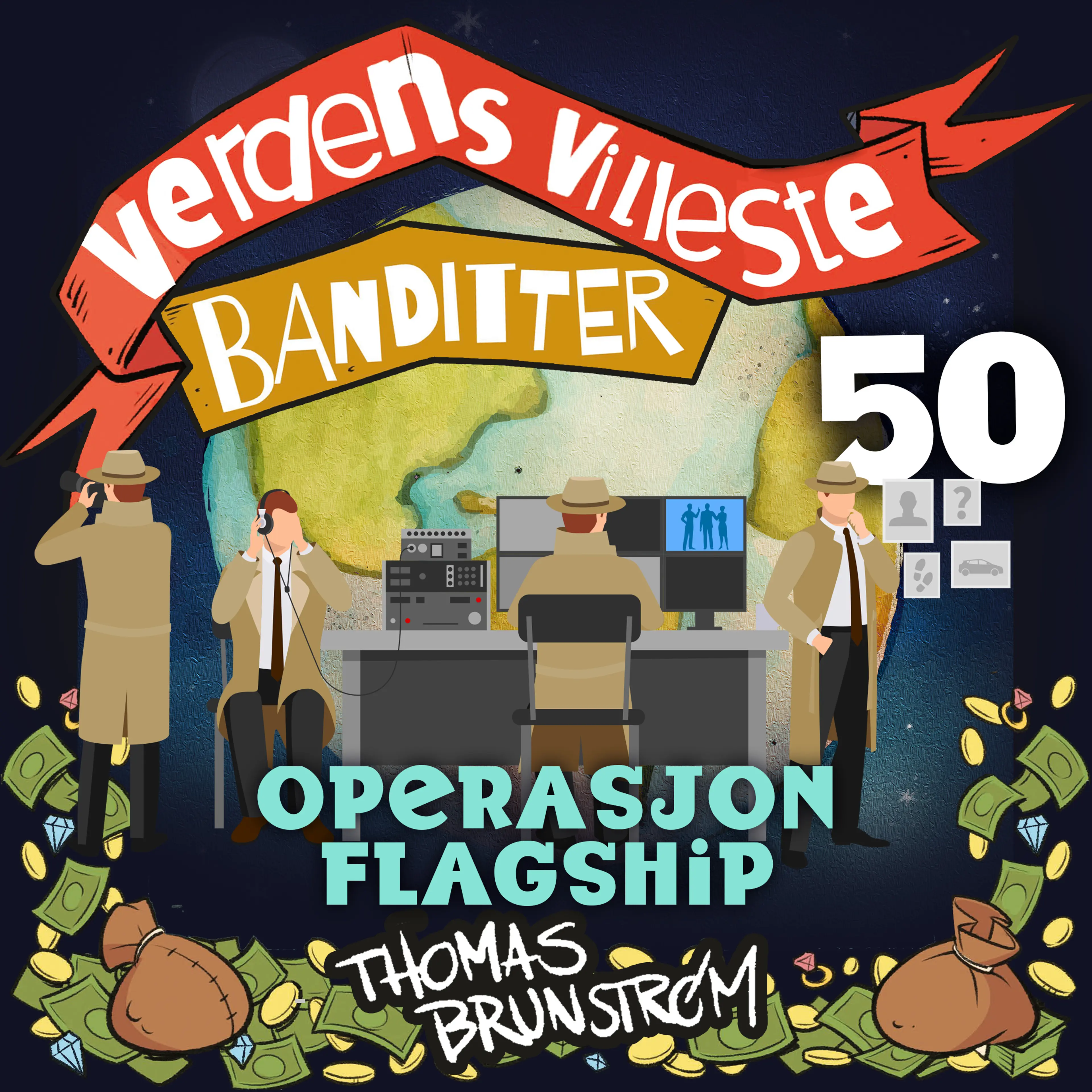 Omslag Operasjon Flagship av Thomas Brunstrøm (Lydbok)