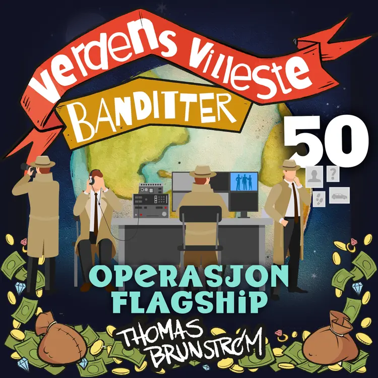 Omslag Operasjon Flagship av Thomas Brunstrøm (Lydbok)