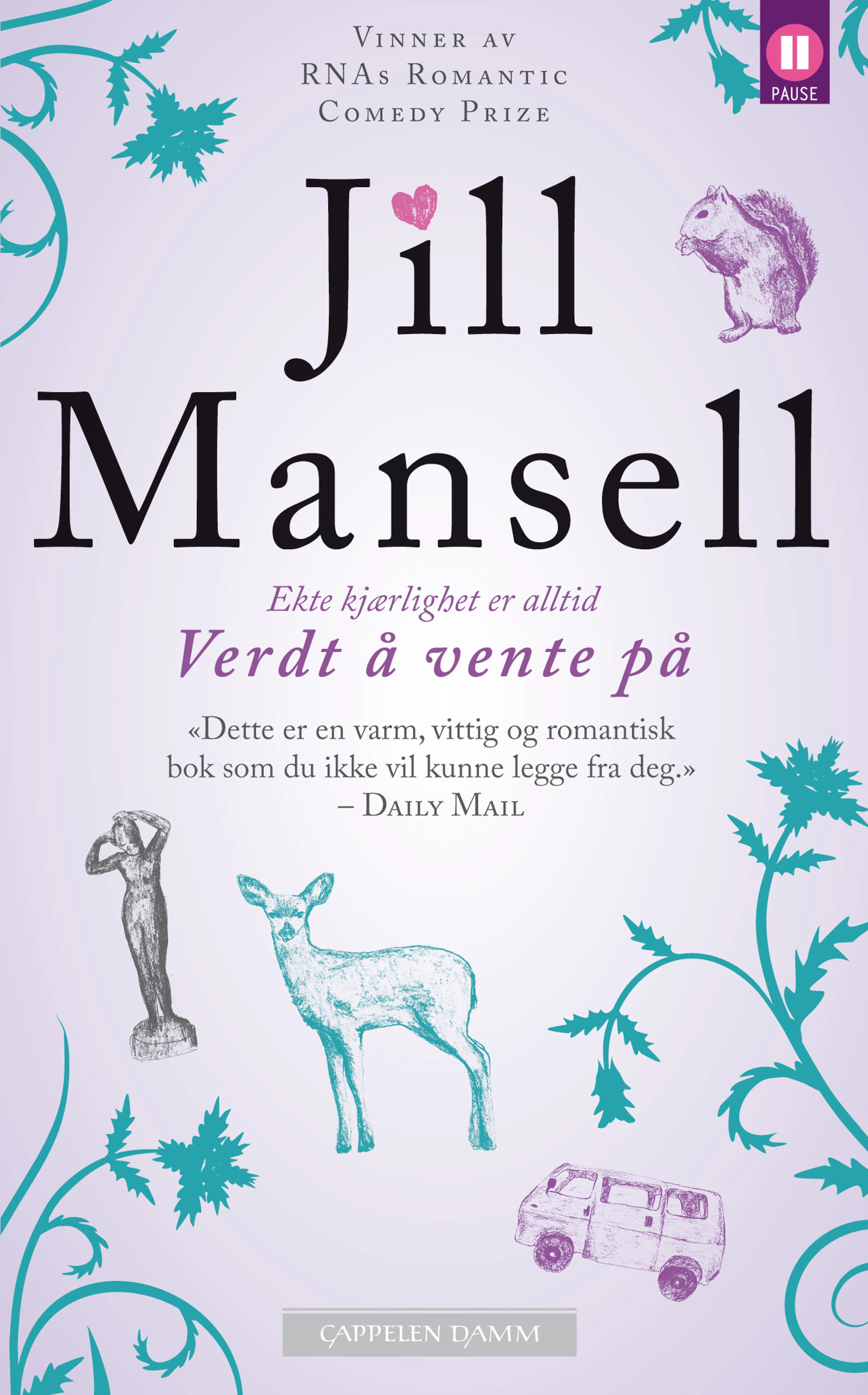 Omslag Verdt å vente på av Jill Mansell (Heftet)