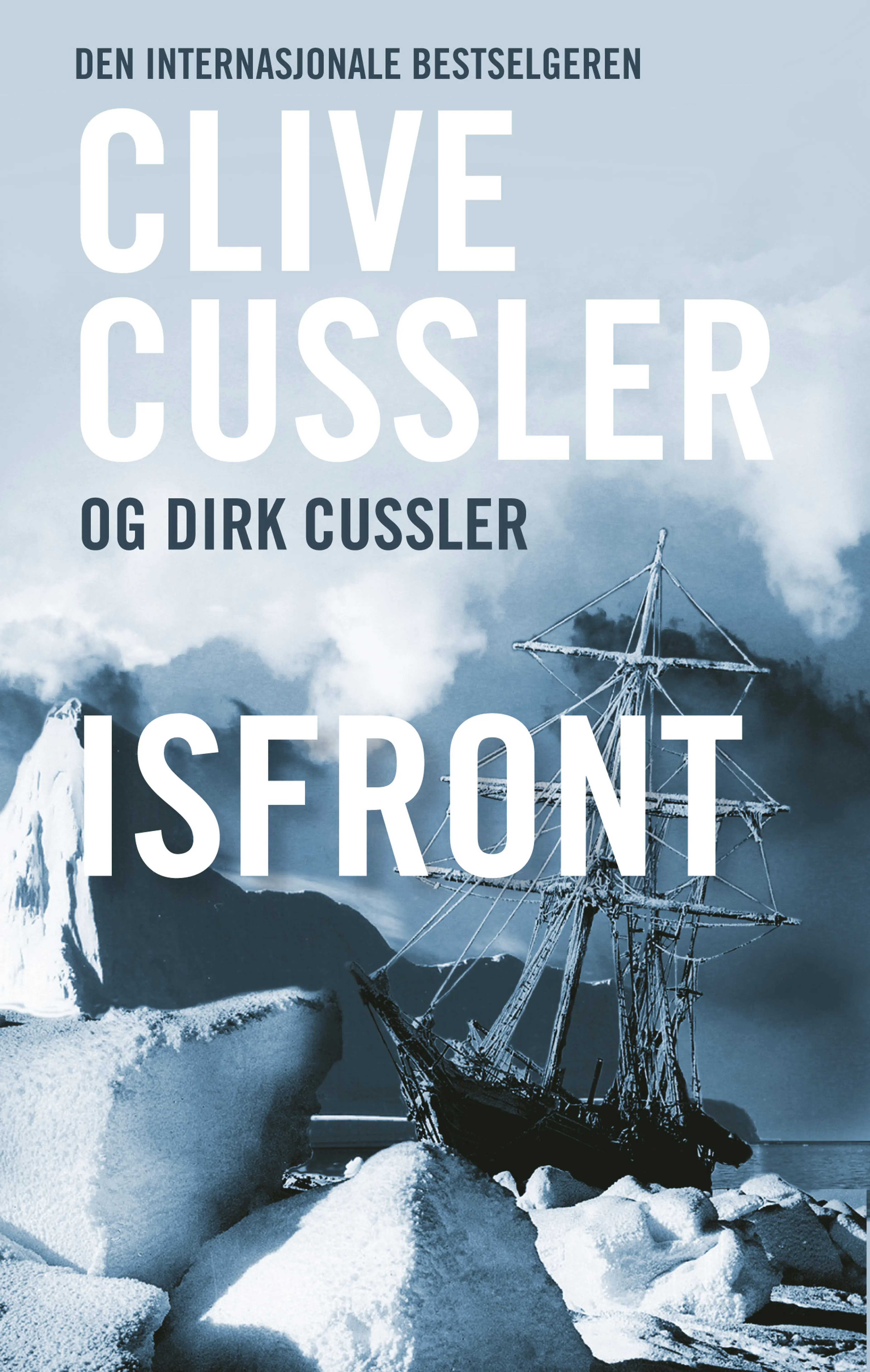 Omslag Isfront av Clive Cussler og Dirk Cussler (Heftet)