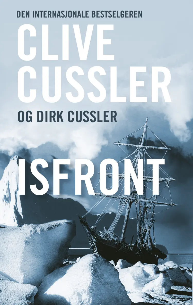Omslag Isfront av Clive Cussler og Dirk Cussler (Heftet)