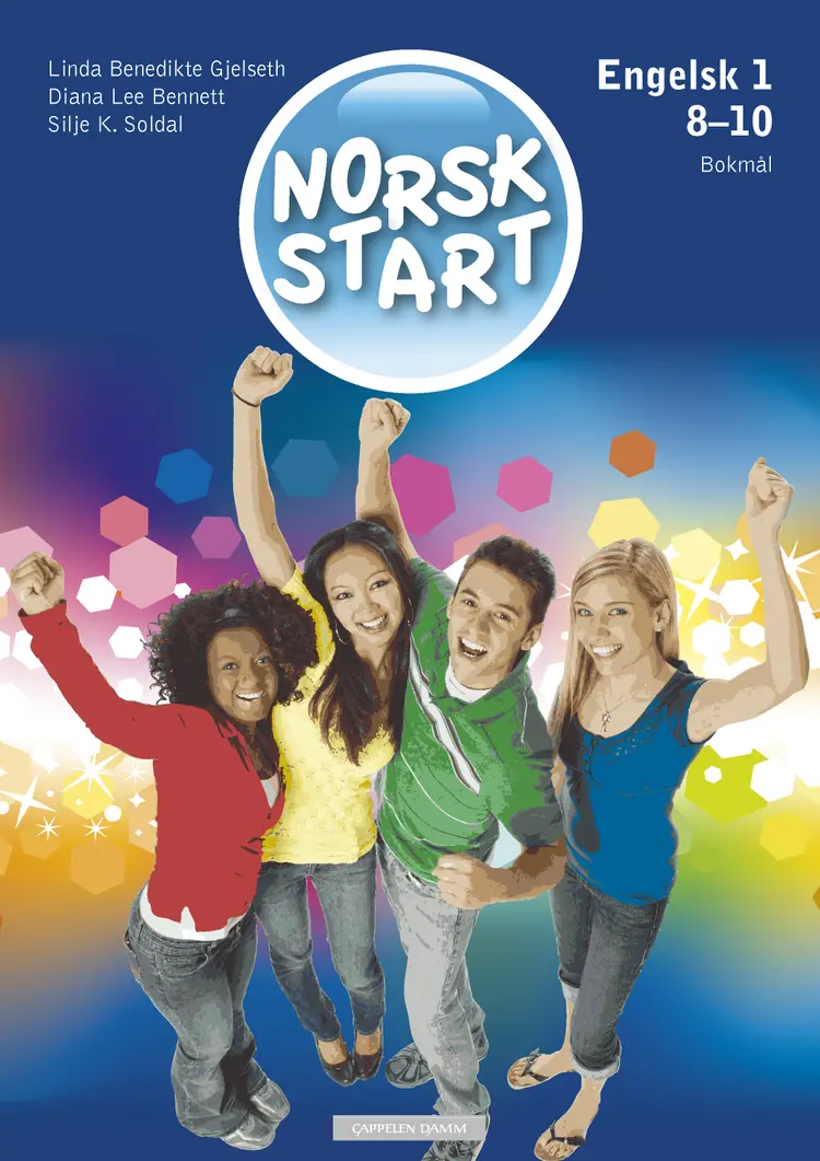 Omslag Norsk start 8-10 Engelsk 1 av Diana Lee Bennett, Linda Benedikte Gjelseth og Silje K. Soldal (Heftet)