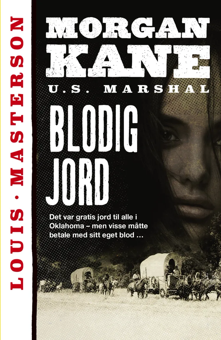 Omslag Blodig jord av Louis Masterson (Ebok)