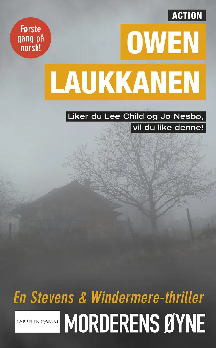 Omslag Morderens øyne av Owen Laukkanen (Ebok)