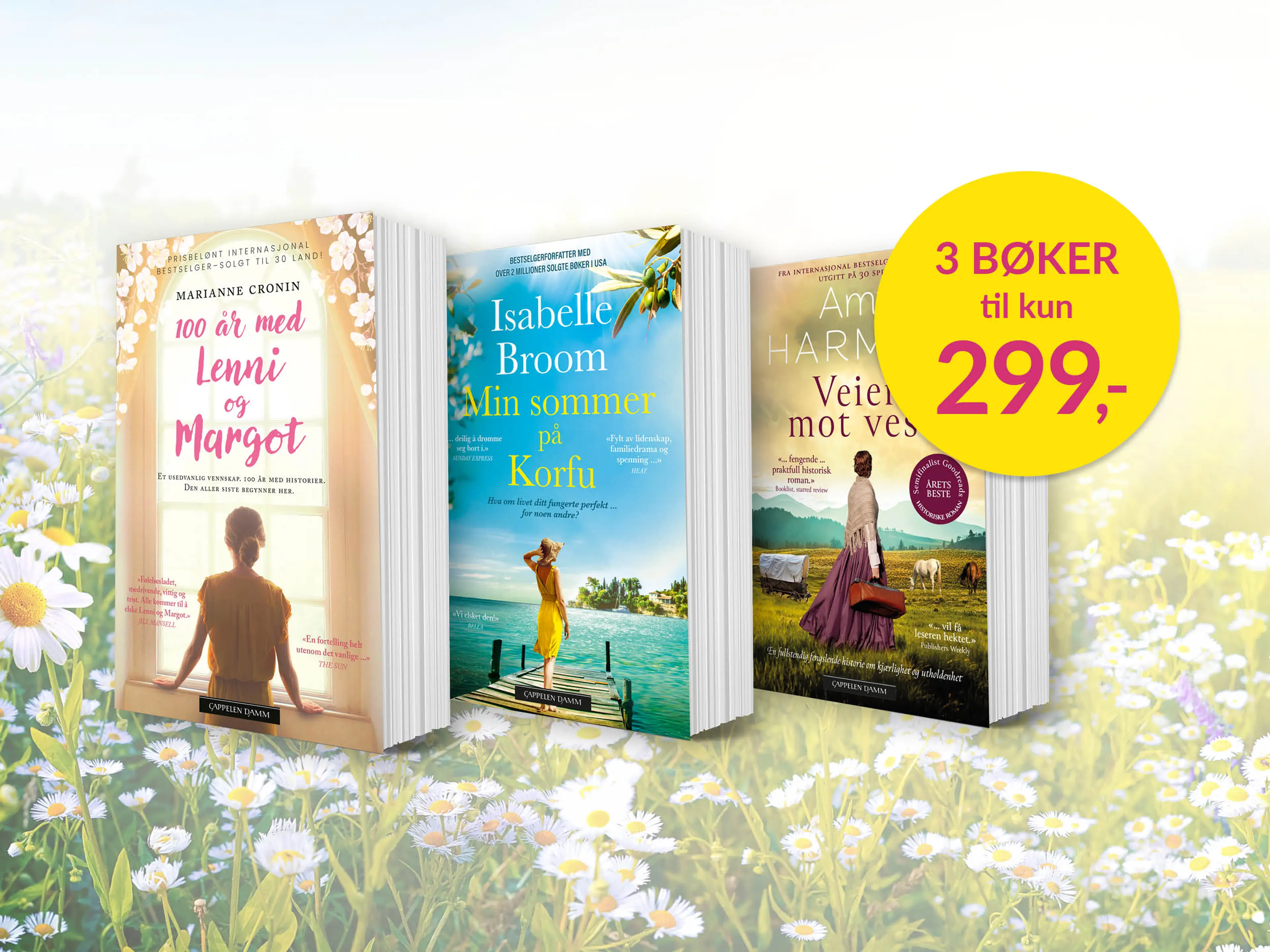 3 utvalgte feelgoodbøker