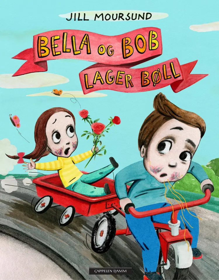Omslag Bella og Bob lager bøll av Jill Moursund (Innbundet)