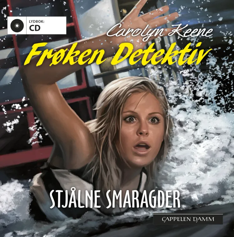 Omslag Frøken Detektiv: Stjålne smaragder av Carolyn Keene (CD)
