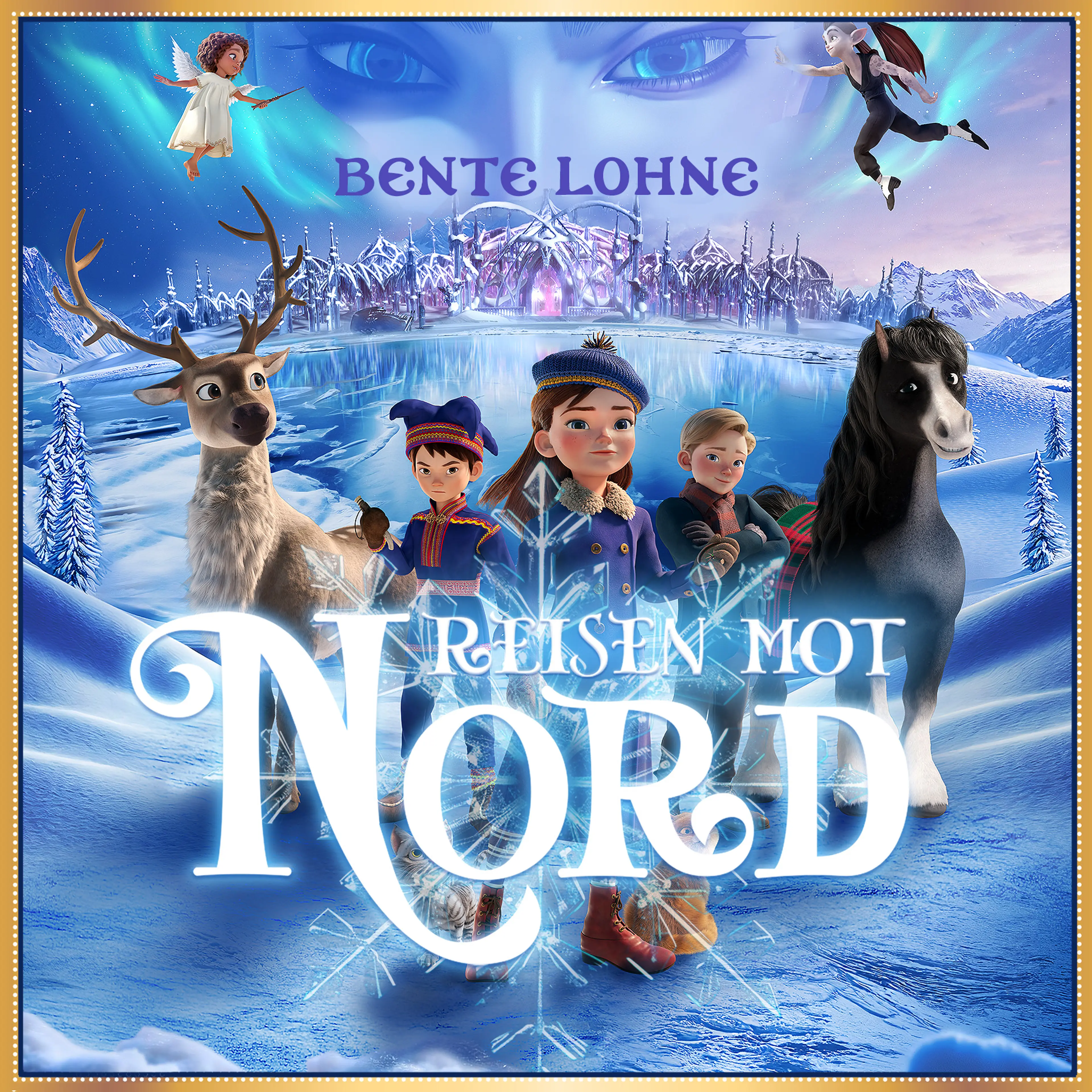 Omslag Reisen mot Nord av Bente Lohne (Lydbok)