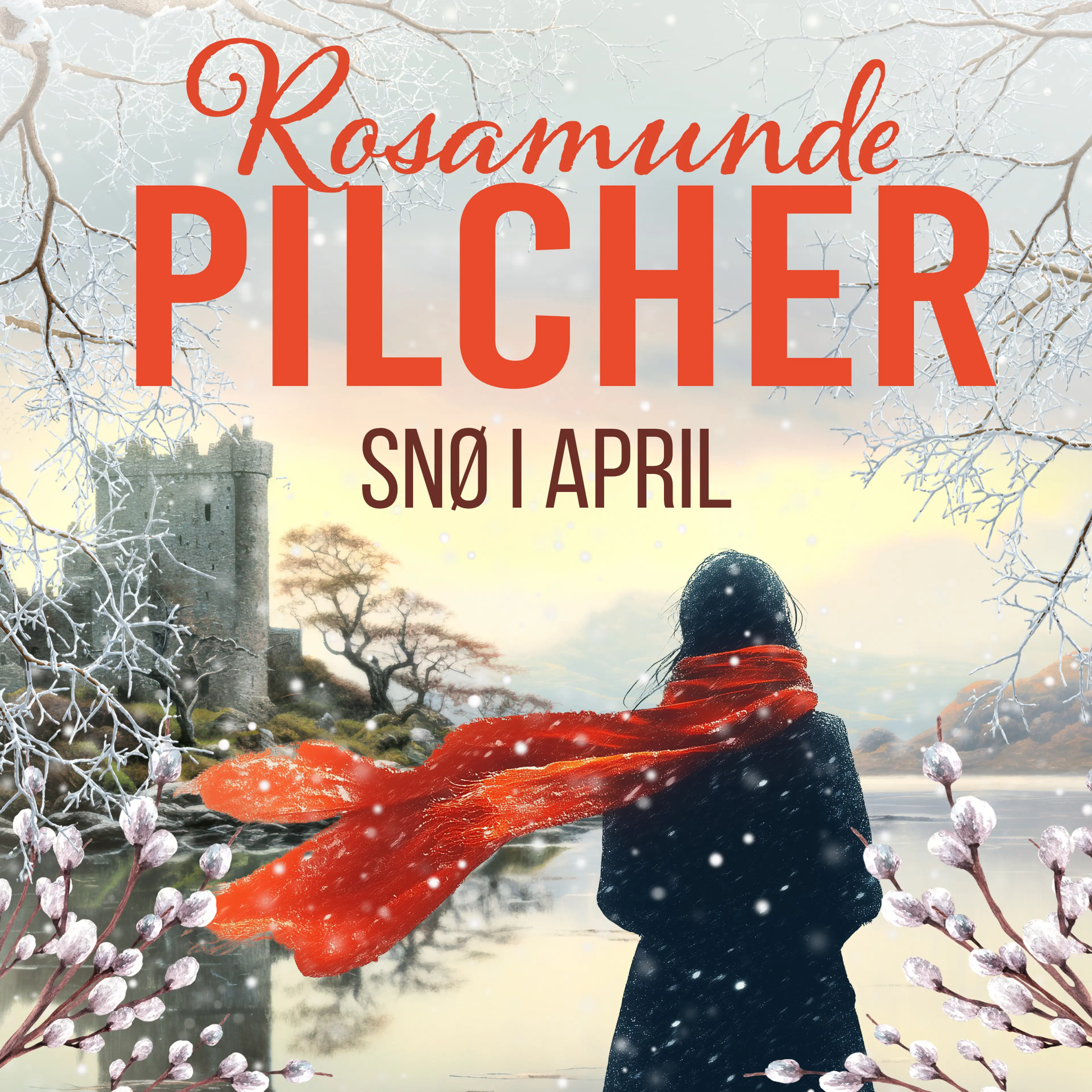 Omslag Snø i april av Rosamunde Pilcher (Lydbok)