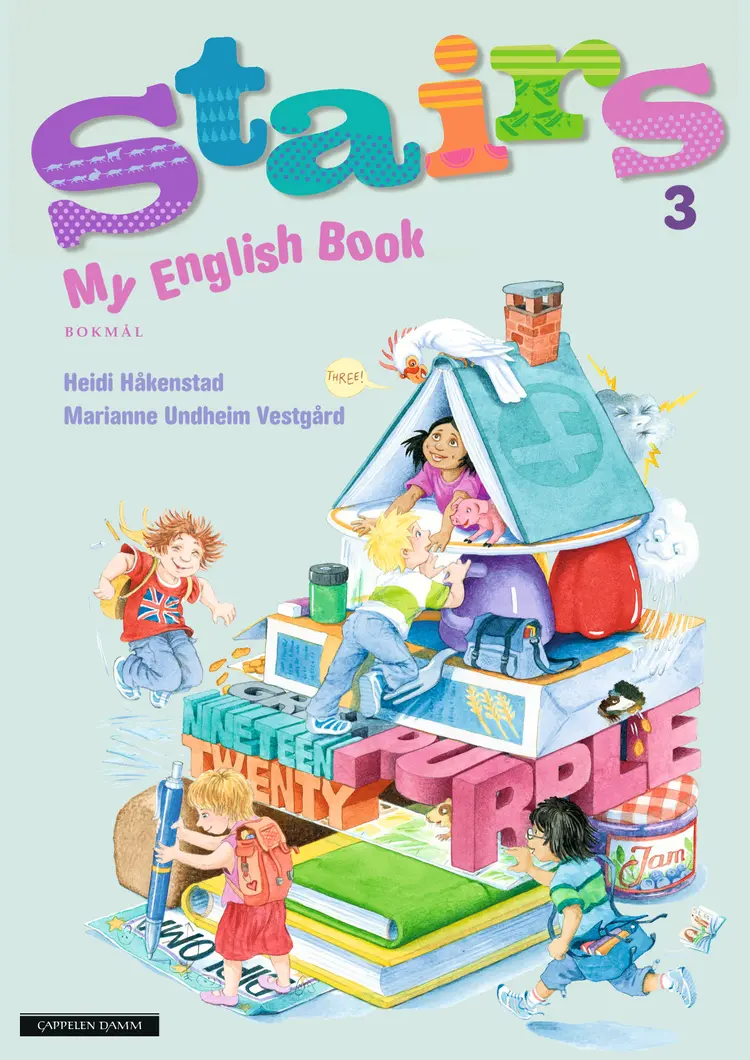 Omslag Stairs 3 My English Book av Heidi Håkenstad og Marianne Undheim Vestgård (Heftet)