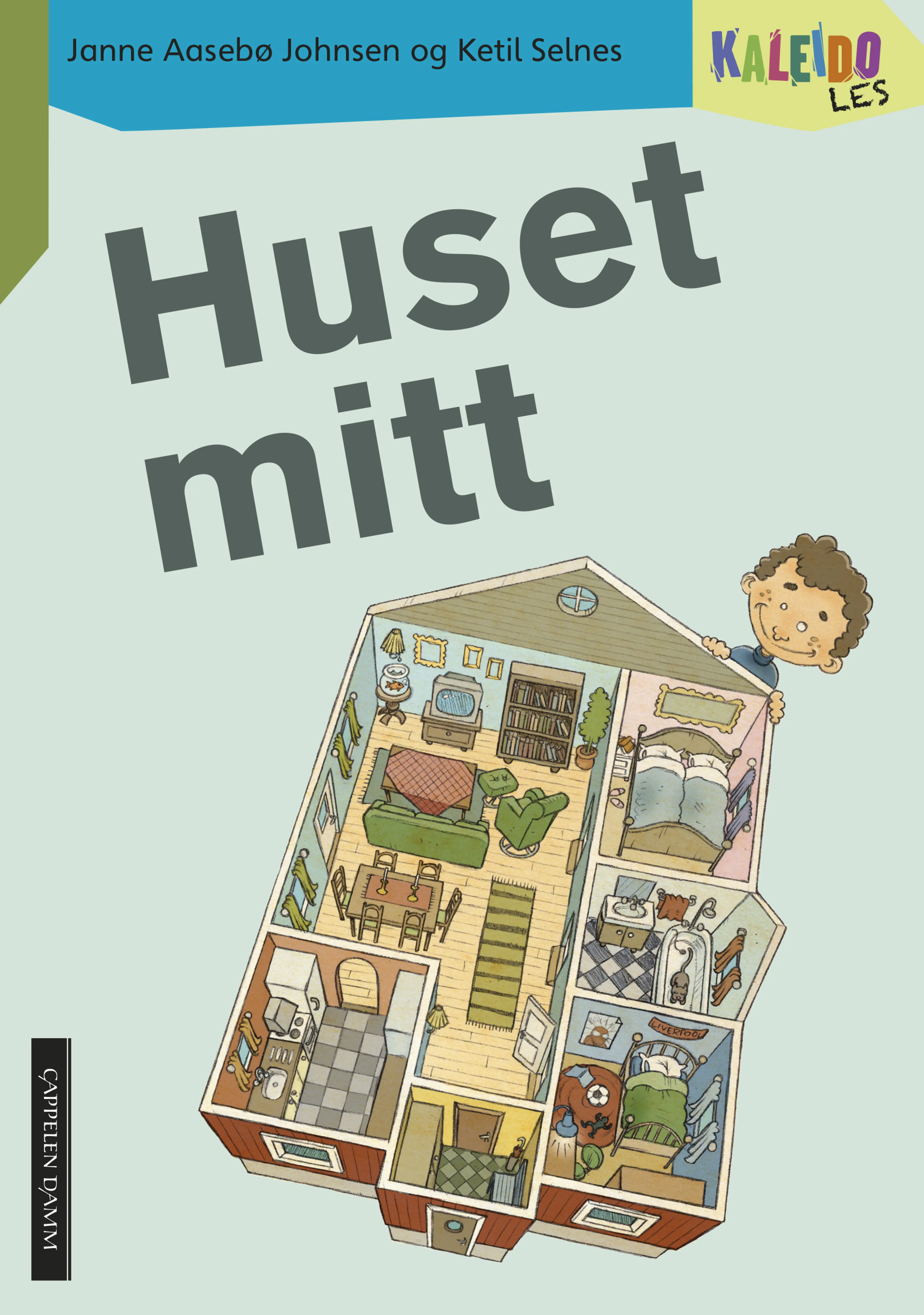 Omslag Kaleido Les Nivå 2 Huset mitt av Janne Aasebø Johnsen (Heftet)