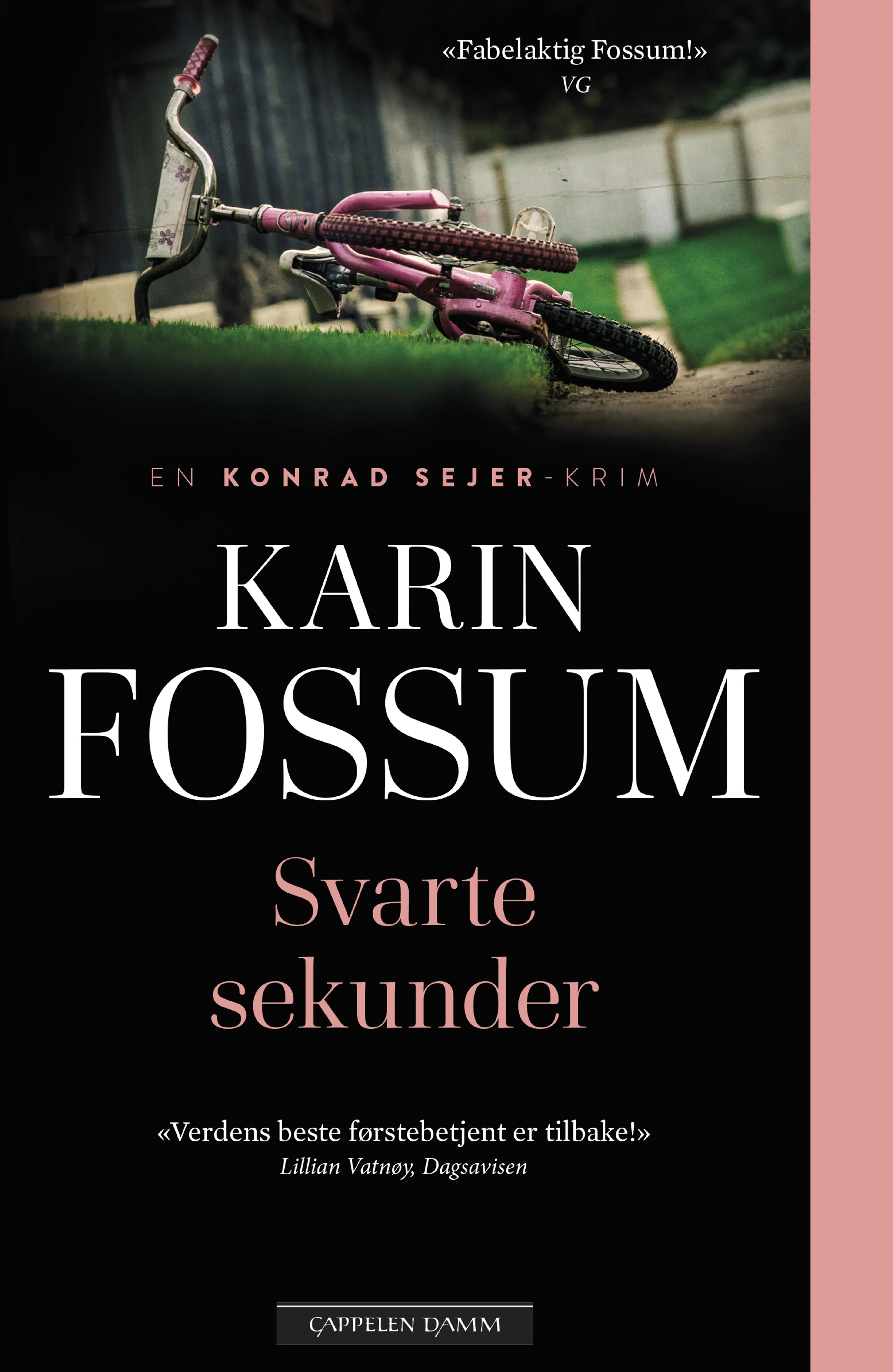 Omslag Svarte sekunder av Karin Fossum (Heftet)