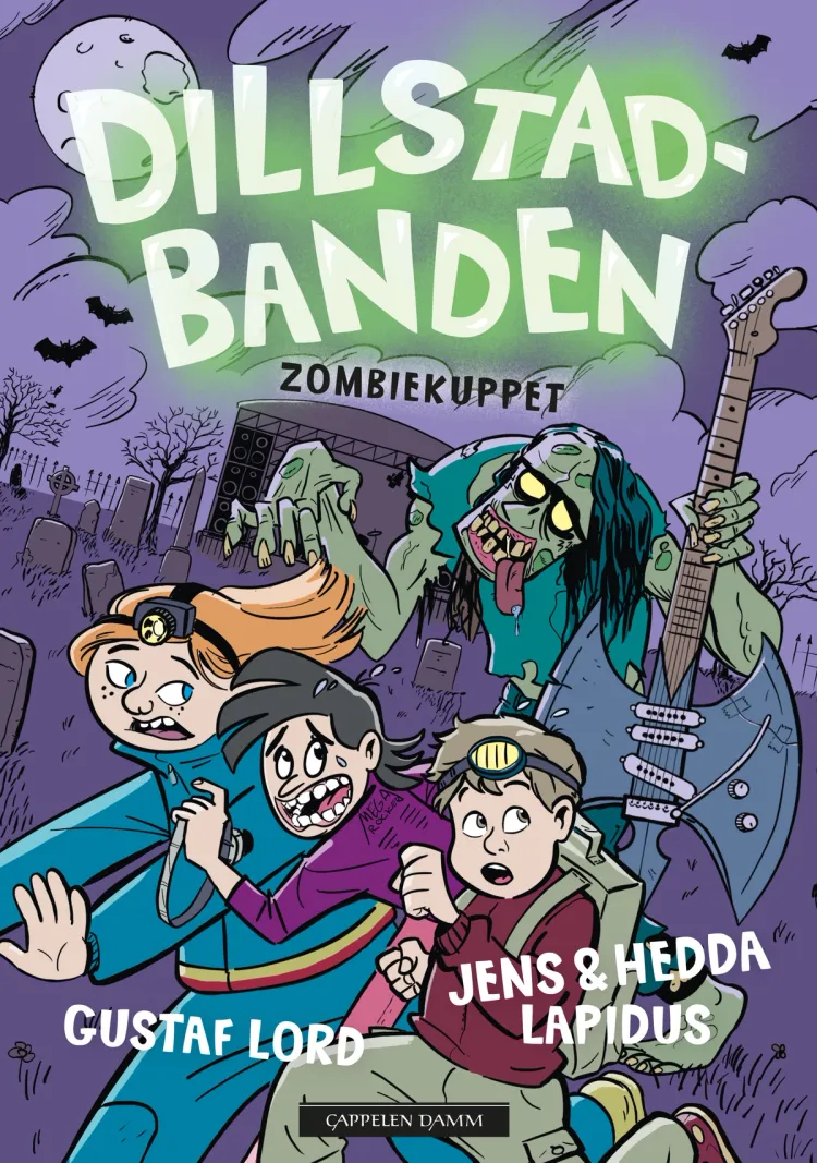 Omslag Dillstadbanden 4: Zombiekuppet av Jens Lapidus og Hedda Lapidus (Innbundet)