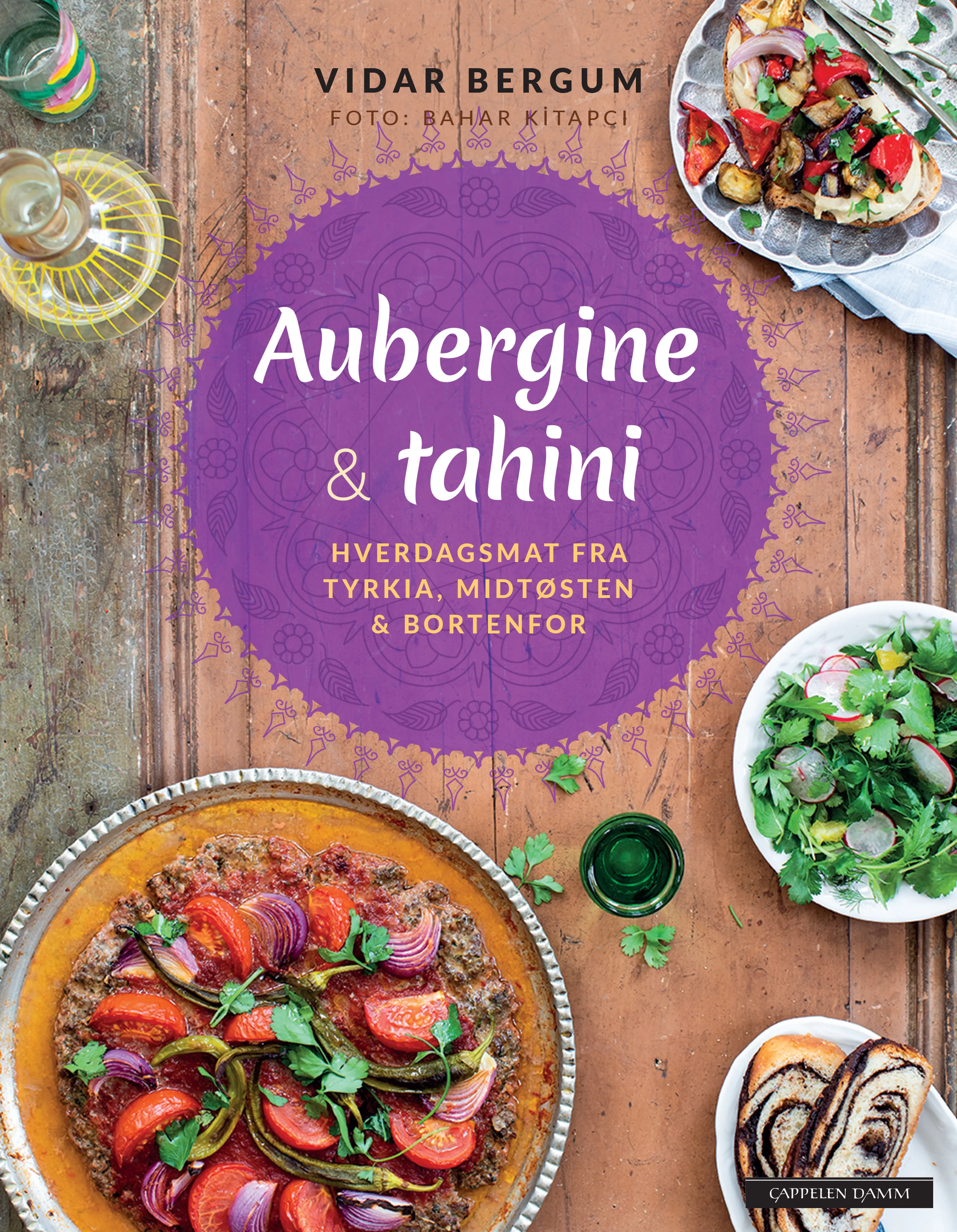 Omslag Aubergine og tahini av Vidar Bergum (Innbundet)