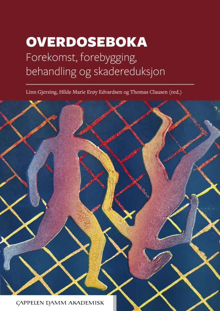 Omslag Overdoseboka av Linn Gjersing , Hilde Marie Erøy Edvardsen og Thomas Clausen (red.) (Ebok)