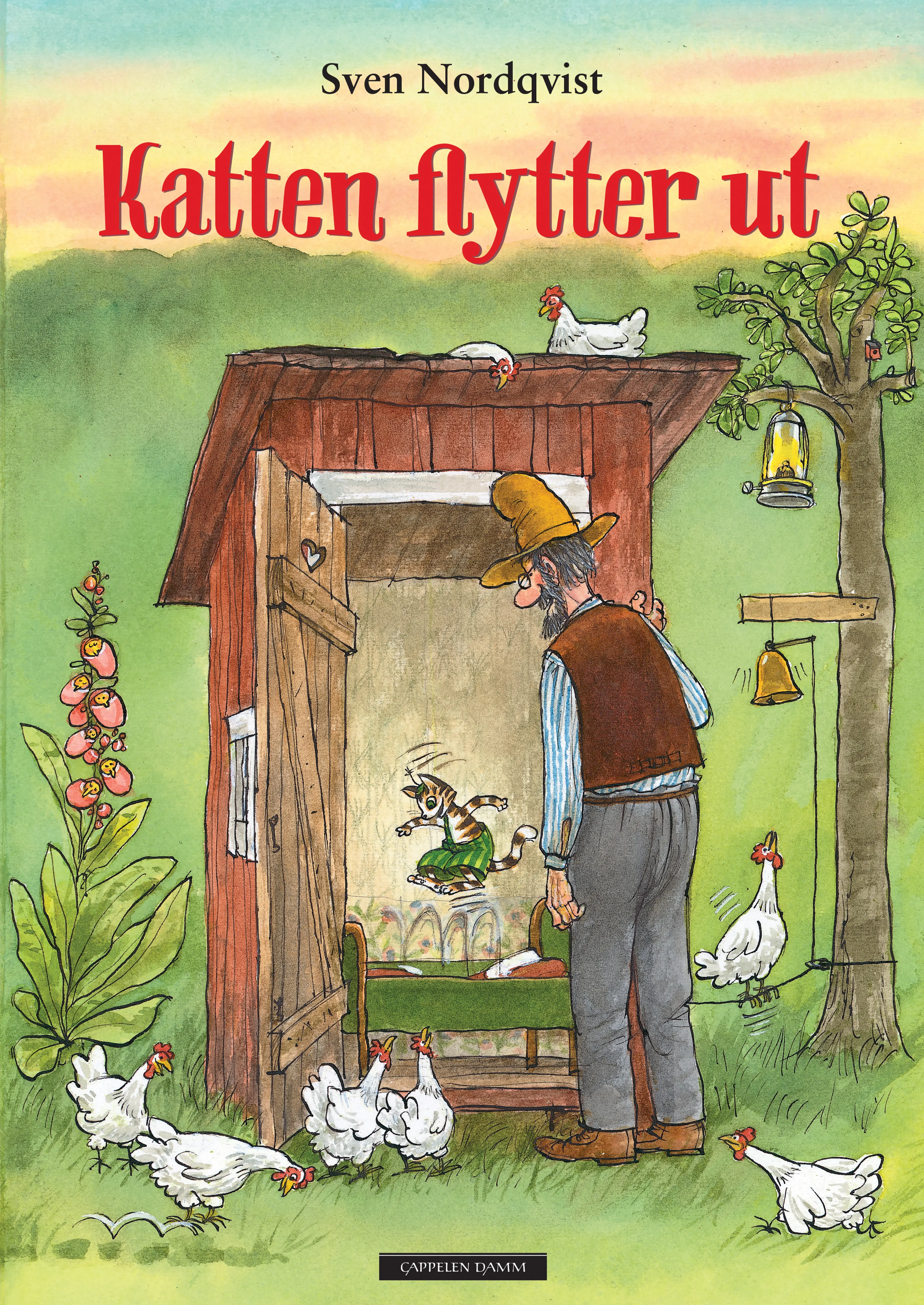 Omslag Gubben og katten - Katten flytter ut av Sven Nordqvist (Innbundet)
