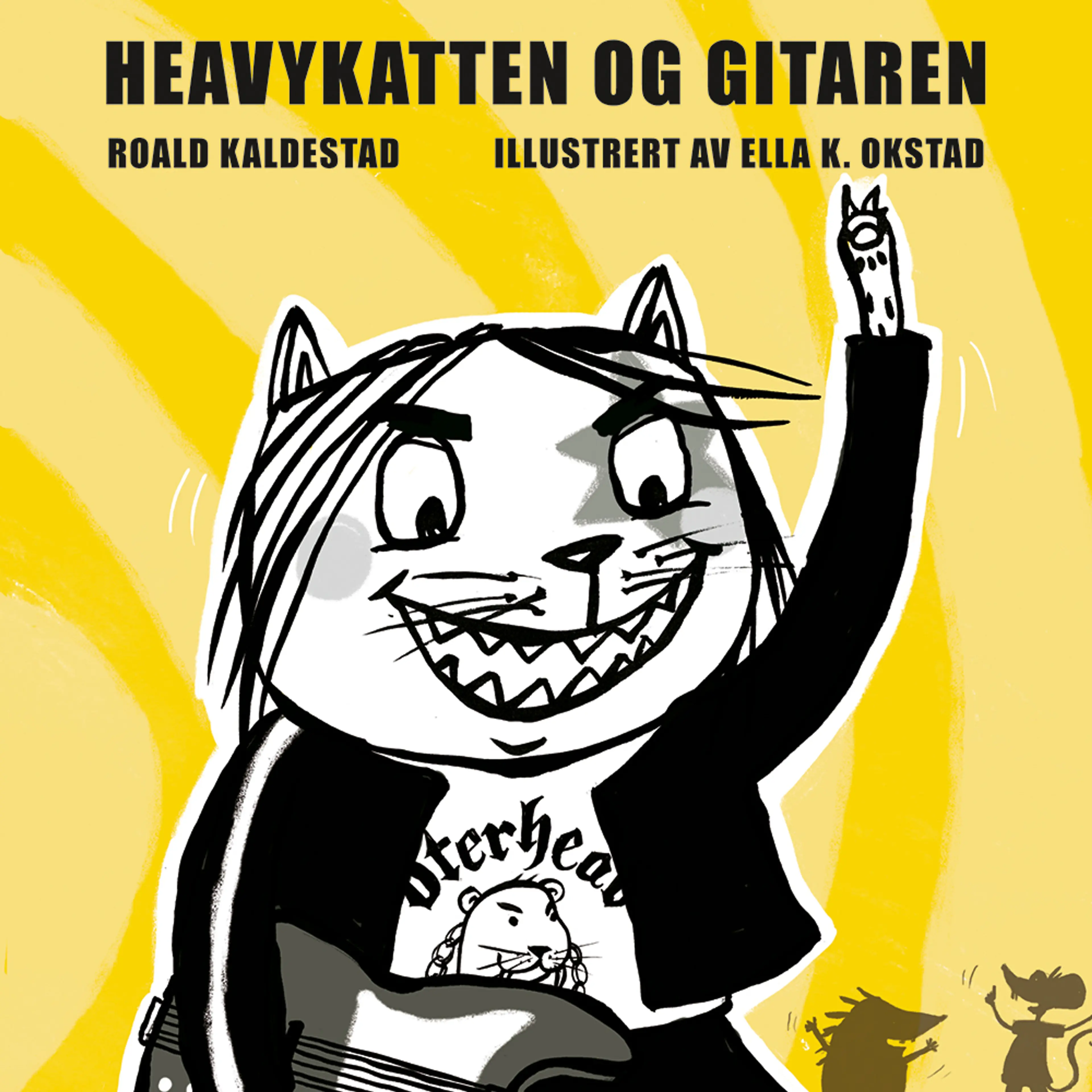 Omslag Heavykatten og gitaren av Roald Kaldestad (Lydbok)