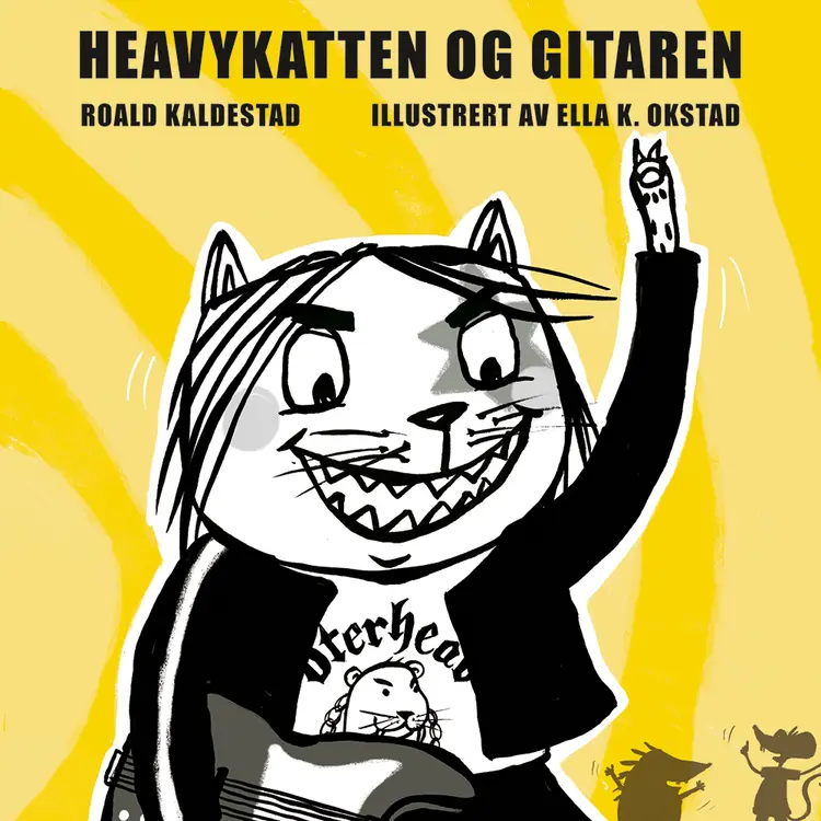 Omslag Heavykatten og gitaren av Roald Kaldestad (Nedlastbar lydbok)