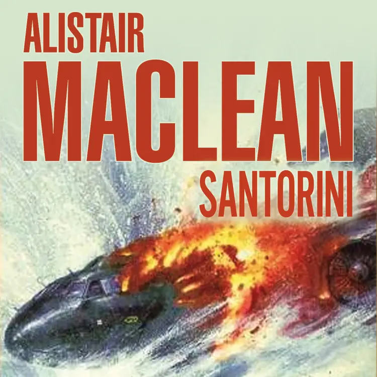 Omslag Santorini av Alistair MacLean (Lydbok)