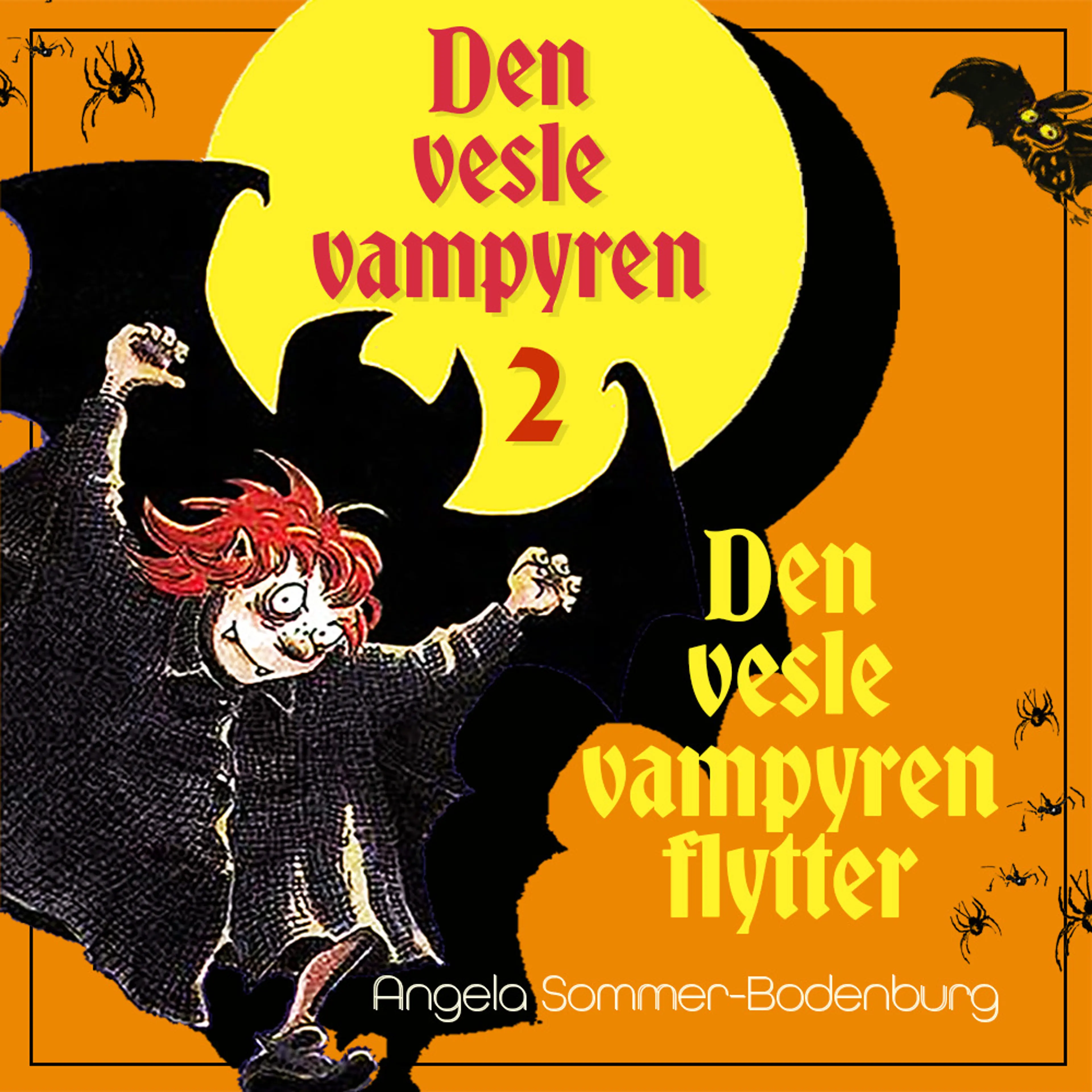 Omslag Den vesle vampyren flytter av Angela Sommer-Bodenburg (Lydbok)