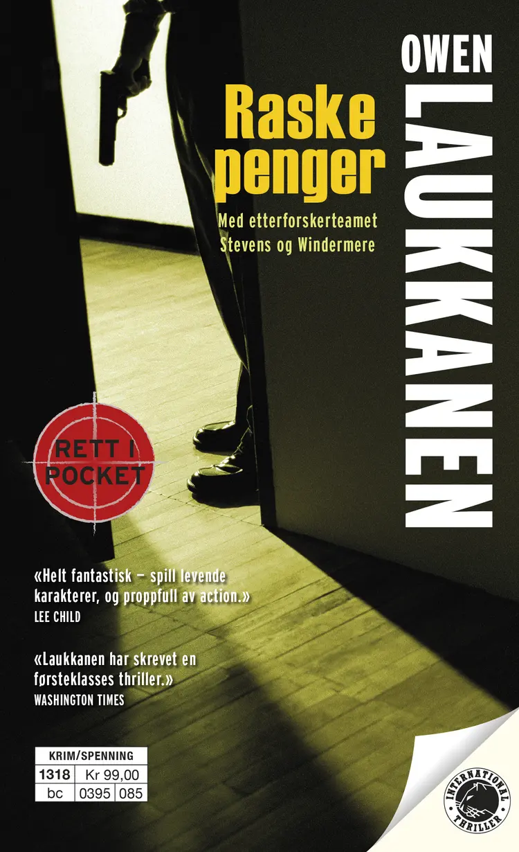 Omslag Raske penger av Owen Laukkanen (Ebok)