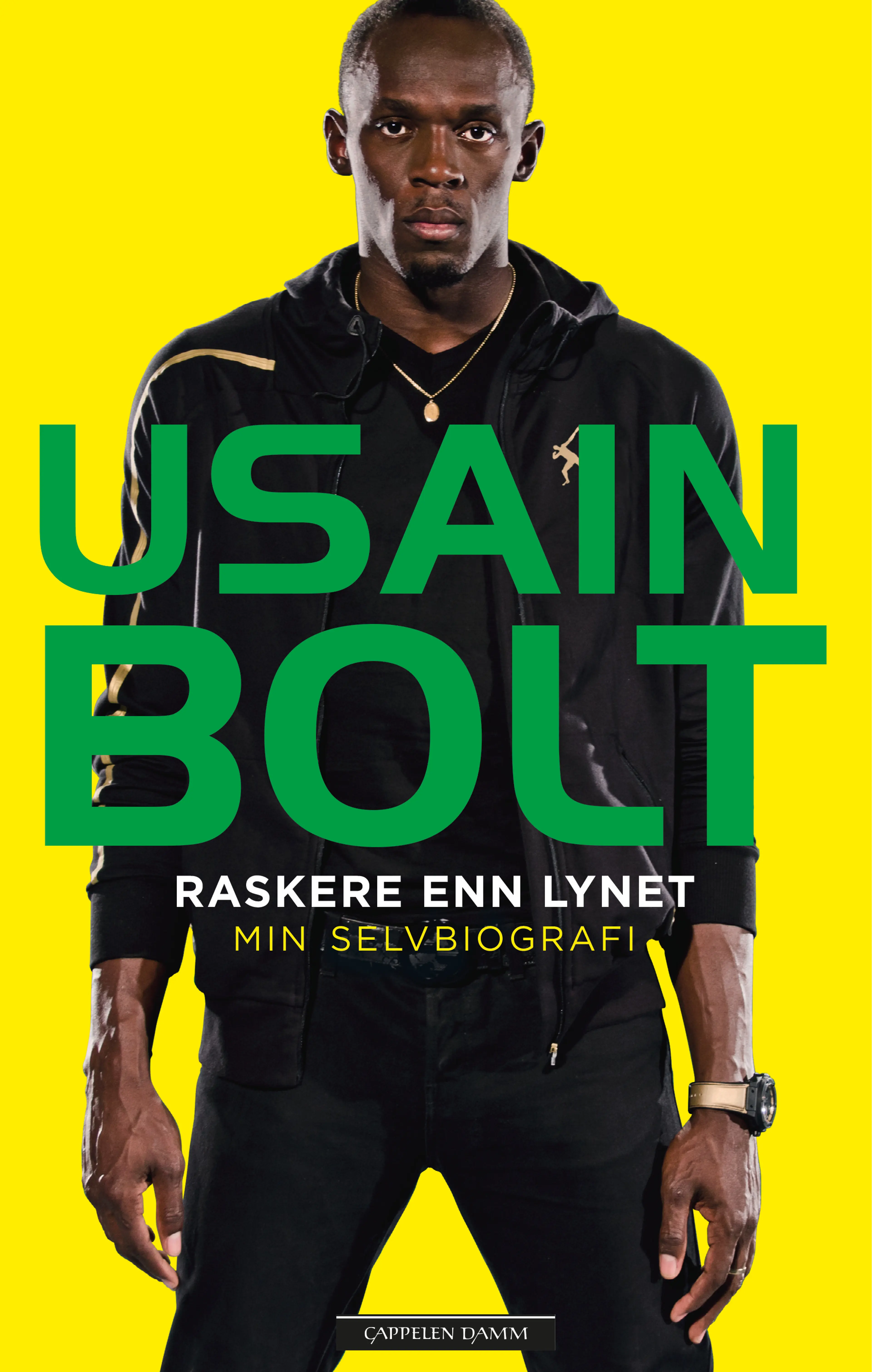 Omslag Raskere enn lynet av Usain Bolt (Ebok)