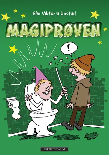 Omslag Magiprøven av Elin Viktoria Unstad (Innbundet)